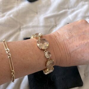 JCREW Smokey Crystal Bracelet